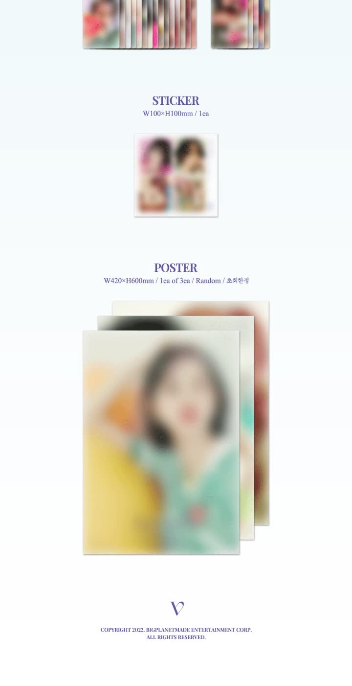 Amazon.co.jp: VIVIZ Summer Vibe 2nd Mini Album Jewel Case Contents